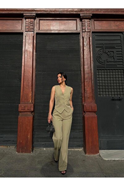 Bella Breeze Kadın Klasik Yelek Pantolon Takım Elbise