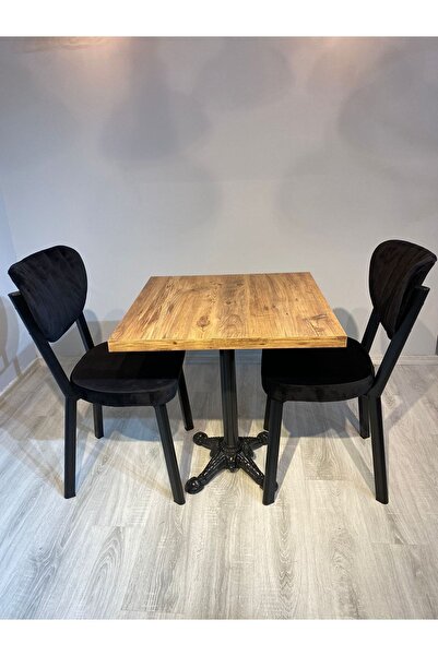 Resa mobilya design Balkon Masa Sandalyesi Cafe Masa Sandalyesi Döküm Ayaklı Masa 70x70