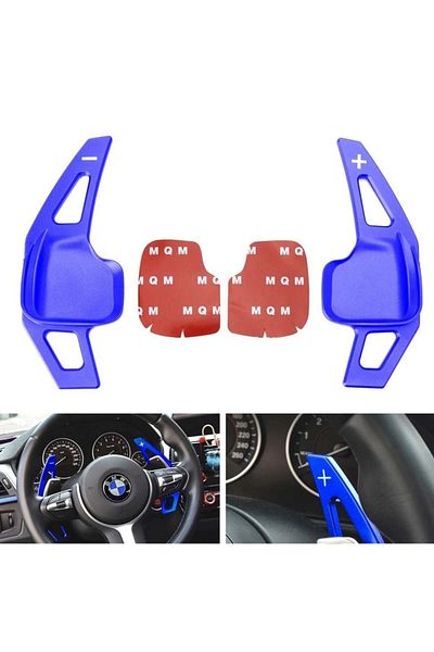 autogp لسيارة Bmw F Series M عجلة القيادة F1 Gear Headset Paddle Shift Blue