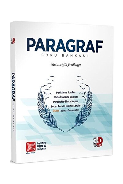 3D Yayınları Tyt Paragraf Tamamı Video Çözümlü Soru Bankası
