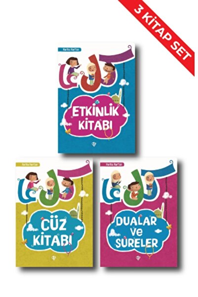 Türkiye Diyanet Vakfı Yayınları Harika Harfler Etkinlik Kitabı / Dualar Ve Su...