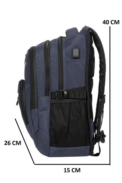 Relaxion Rucsac albastru pentru școală sport zilnic 2227