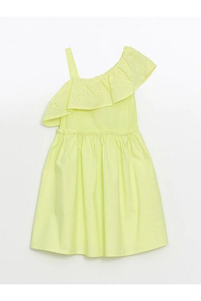 LC Waikiki LCW Kids Girl's Dress - Scallop Detailed