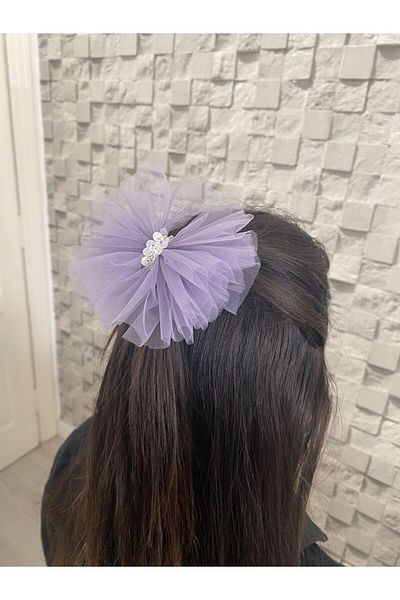 Demeter Collection Girl's Purple Tulle Bead Detailed