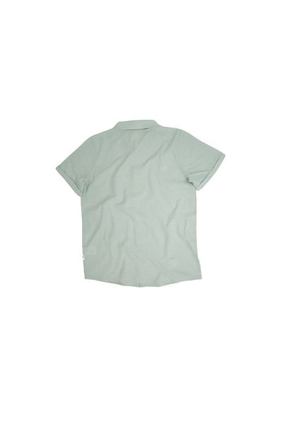 rg kidsstore Νεανικό λινό κοντομάνικο πουκάμισο