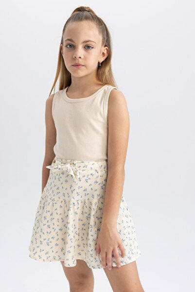 DeFacto Floral Patterned Girl's Skirt - B0768a823hs