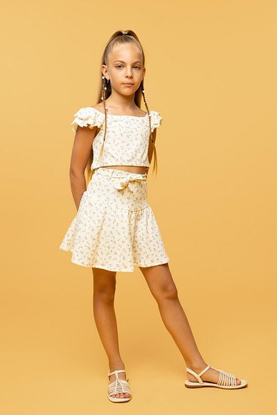 DeFacto Floral Patterned Girl's Skirt - B0768a823hs