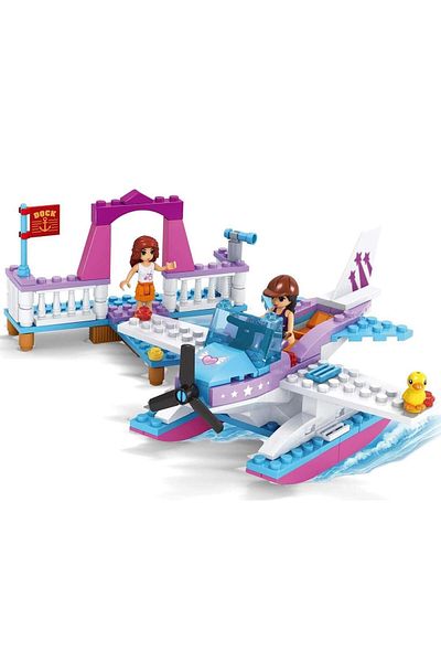 Sole Ausini-Asian Bricks 24417, Fairyland 167 Pieces Port and Jetski Themed Lego Set