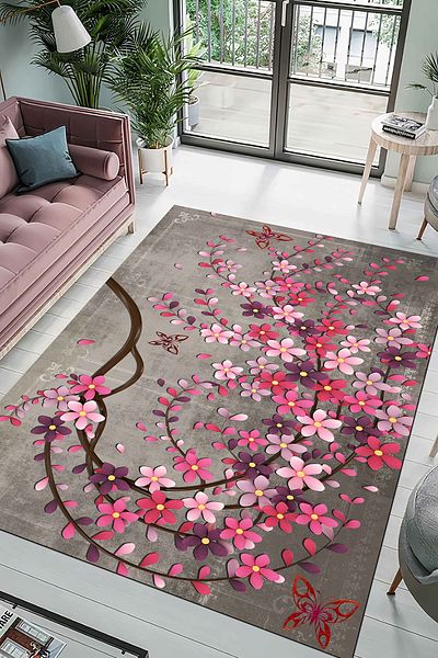 MARSA Digital Printing Non-Slip Base Washable Stain-Proof Living Room Carpet Kitchen Carpet Runner