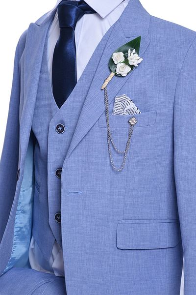 ceocuk Costum pentru copii Ice Blue cu vestă