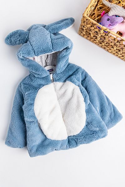 Babymod Palton pentru copii Welsoft Plush cu urechi de iepure