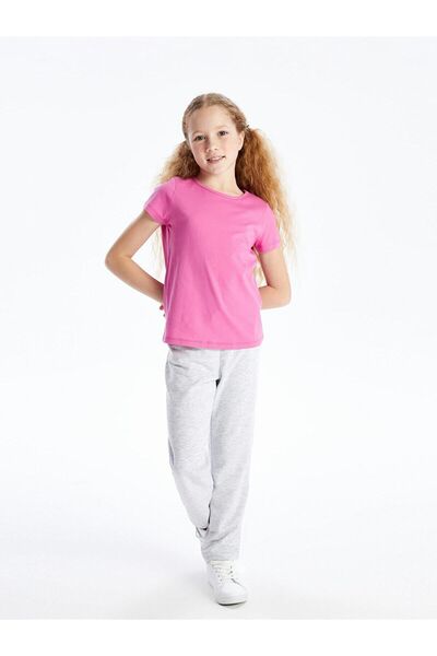 LC Waikiki LCW Kids Girl's Jogger Sweatpants - Basic Model with Elastic Waist