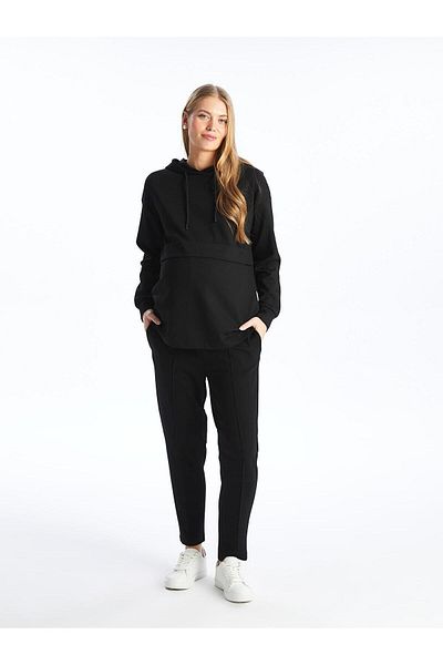 LC Waikiki Pantaloni de trening de maternitate LCWAIKIKI - Croială dreaptă cu talie elastică