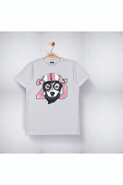 Cevval Fată - Tricou cu imprimeu câine