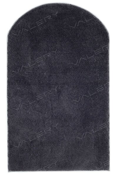 Valery Home Vl Washable Plush Prayer Rug Overlock Prayer Mat Anthracite