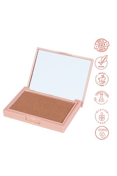 Dora Joy Powder Illuminator 02 Golden Hour Powder Highlighter Vegan with Vitamin E