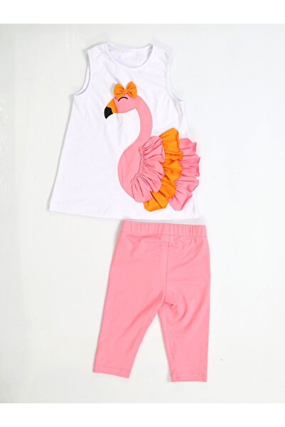 Casabony Set tunică cu volane Flamingo