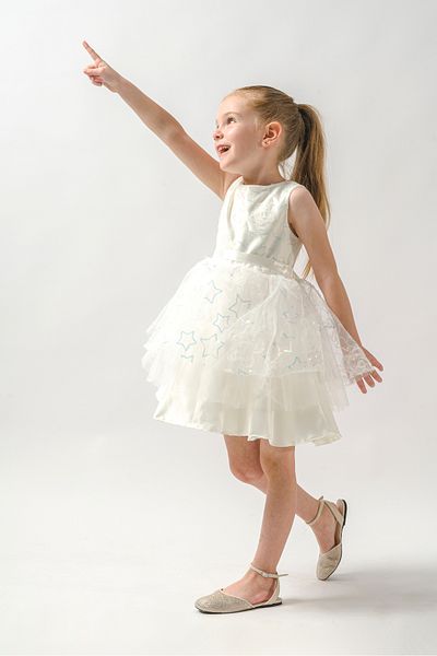 DFN Star Tulle Evening Dress