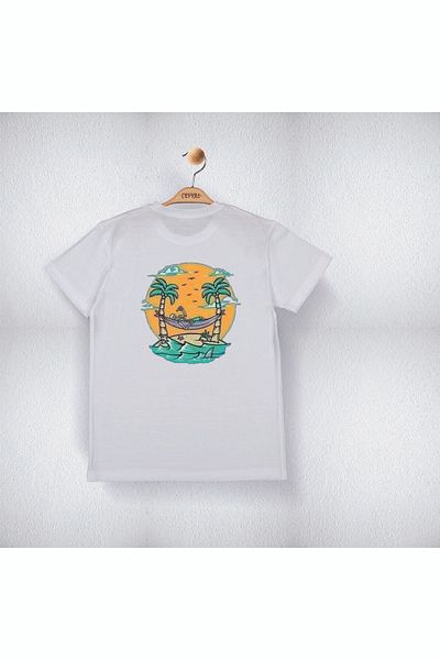 Cevval Tricou pentru băiat - Imprimat pe două fețe