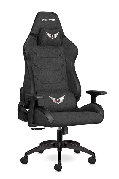 Calitte Profesyonel Kumaş Oyuncu Koltuğu | Supra Sp | Siyah