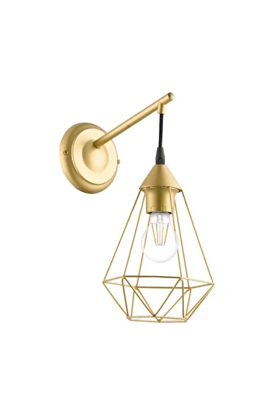 Eglo 79265 "Byron" Steel Brushed Brass Wall Sconce