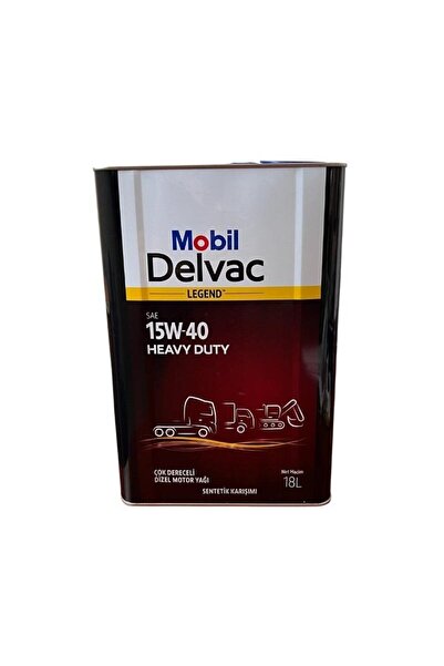 Mobil Delvac Legend 15W-40 Heavy Duty Dizel Motor Yağı - 18 Lt.