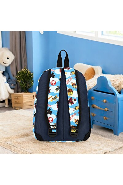 Shopiolog Anaokulu Kreş Günlük Kullanım Erkek Çocuk Sırt Çantası Su Geçirmez Suluklu 2 Bölmeli Okul Öncesi