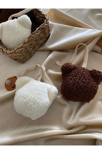 vivimade Brown Teddy Bear Pacifier Strap