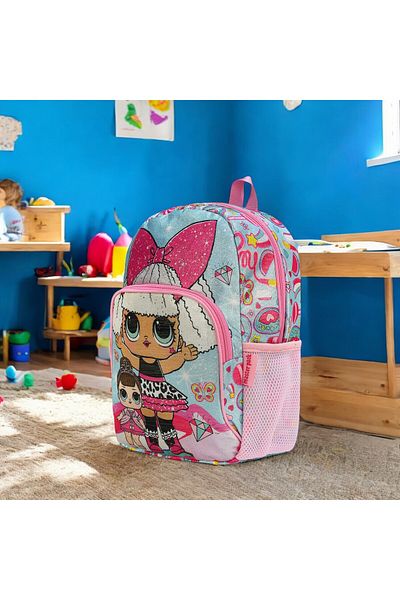 Shopiolog Kindergarten Nursery Daily Use Backpack for Girls - Waterproof, 2 Compartments