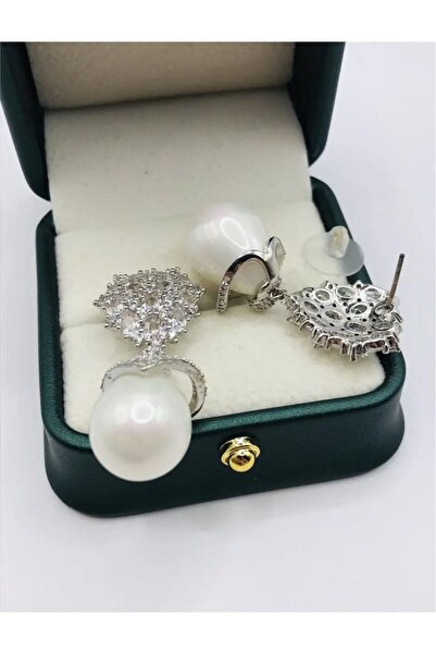 Accessories Taşlı Sallantılı Abiyelik Çelik Küpe