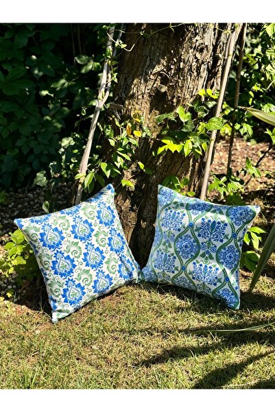 lamoonhome ΚΑΛΥΜΜΑ ΜΑΞΙΛΑΡΙΟΥ ΜΕ ΔΙΑΚΟΣΜΗΤΙΚΟ ΣΧΕΔΙΟ ΜΟΝΤΕΡΝΟ ΚΙΝΕΖΙΚΟ ΜΠΛΕ ΠΡΑΣΙΝΟ