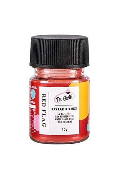 lisapastacılık Dr.gusto Su Bazlı Toz Boya 10gr - Bayrak Kırmızı