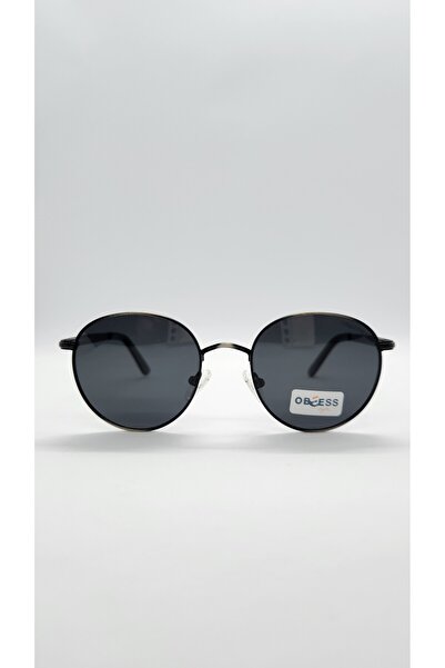 Obsess Yuvarlak Model Sİyah Unisex Güneş Gözlüğü