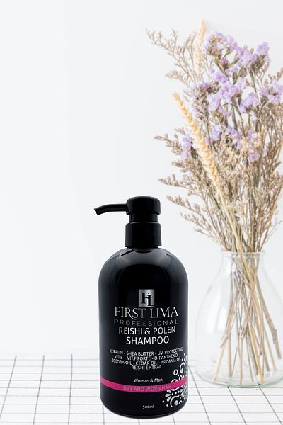 First Lima Professional 500 ml Herbal Care Shampoo - Special for Dyed and Damaged Hair, Dandruff