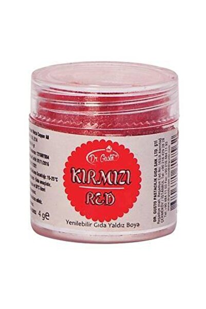 lisapastacılık Dr.gusto Yenilebilir Metalik Toz Boya 4gr - Kırmızı