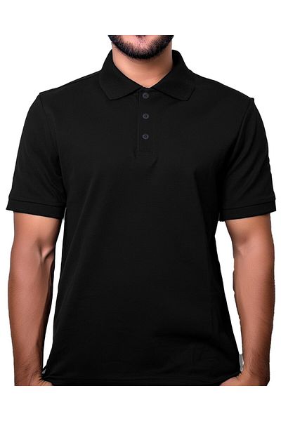 uppstairs Ανδρικό μπλουζάκι με λαιμόκοψη Polo Basic