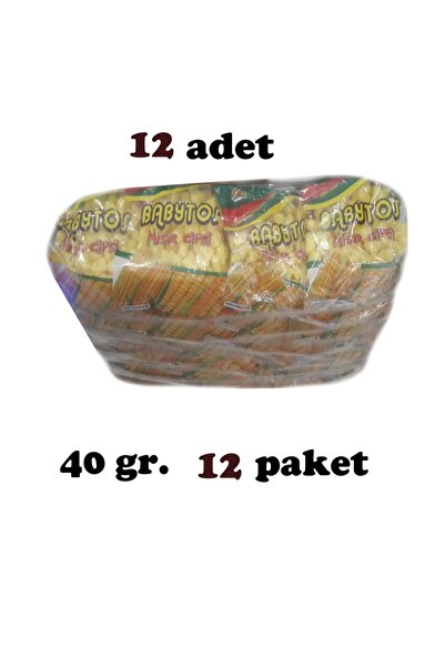 Babytoo Mısır Cips Dev Boyutta Nostaljik Efsane Tat 90lı Yıllar( 12 Adet)