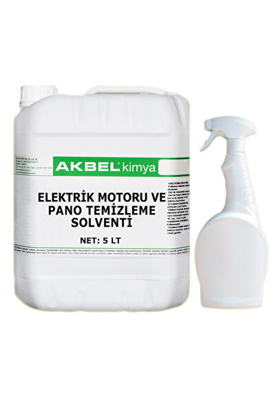 akbel Elektrik Motoru Ve Pano Temizleme Solventi 5 Lt+sprey