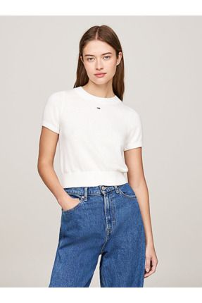 Tommy cropped jumper top