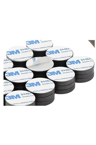 Hdg Yapışkanlı Yuvarlak Mıknatıs 70'li Mini Mıknatıs 1.5 cm Çapında Mıknatıs