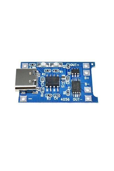 ROBİZ Tp4056 Korumalı Lityum Pil Şarj Devresi Type C Usb Batarya