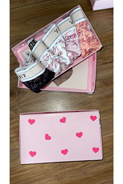 Butikhly 5’li Kutusunda V S Kilot Tanga Brazil Model