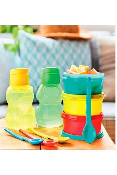 Tupperware Eko Şişe 350 ml 2'li - Kurbağa ve Aslan