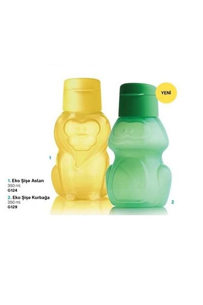 Tupperware Eco Bottle 350 ml Set of 2 - Frog and Lion