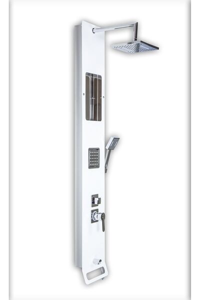 SAM BANYO Sam Lena Beyaz Duş Paneli, Duş, Robot Duş, Duş Seti, Masajlı Duş,