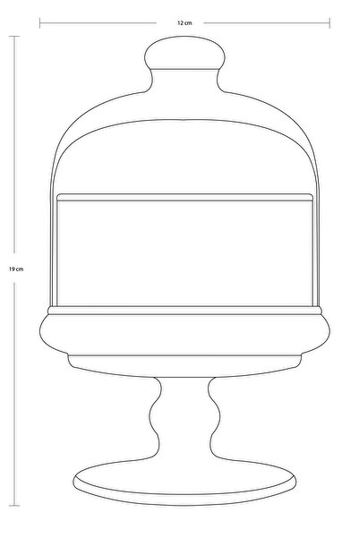 Paşabahçe 96878 Mini Patisserie Footed Fan