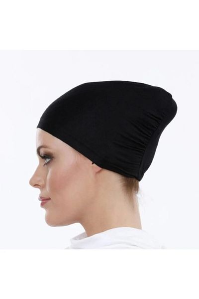 DM ONLINE Miss Silk Black Snap-on Lycra Combed Cotton Bone