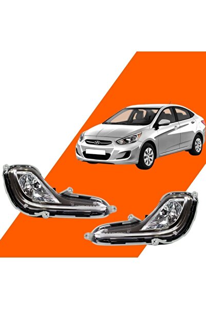 Genel Markalar Hyundai Accent Blue Sağ Ve Sol Ön Sis Farı Lambası Ampulsüz Ta...