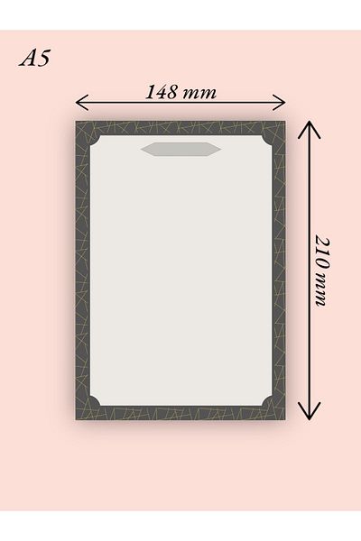 Mirya Notes A5 Geometric Patterned Memo Pad - Notepad