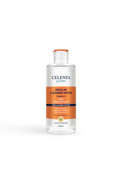 Celenes Sea BuckThorn Micel - 250 ml Cleansing Water, Oily and Combination Skin